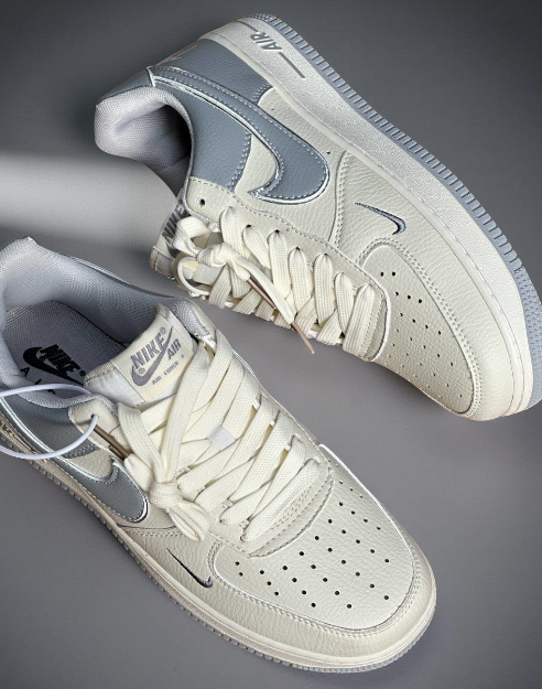 NIKE AIR FORCE 1 WHITE/GRAY